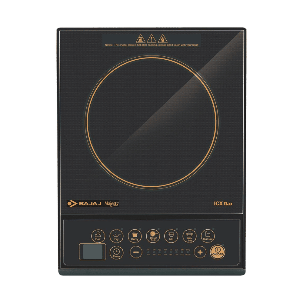 Buy Bajaj Majesty ICX Neo 1600W Induction Cooktop with 7 Preset